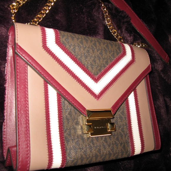 Michael Kors Leather Whitney Shoulder Bag - Picture 2 of 6